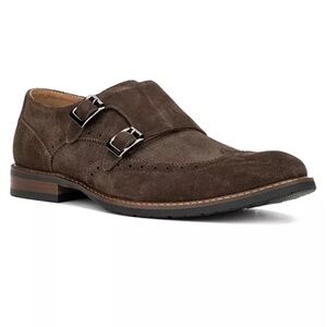 Vintage Foundry Co. Simon Monk Strap Brown Leather Shoes